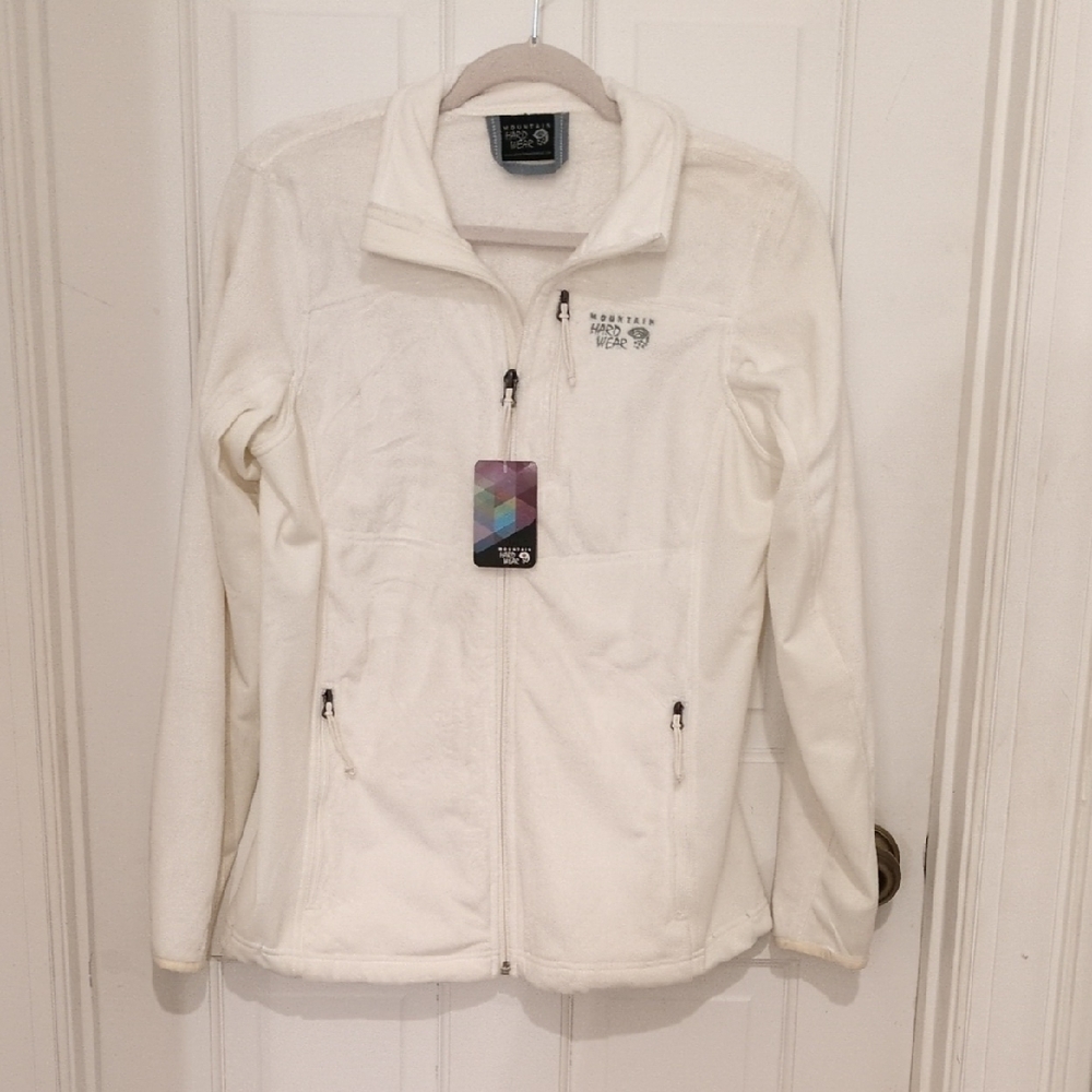 Mountain Hardwear Women's White Fleece Jacket